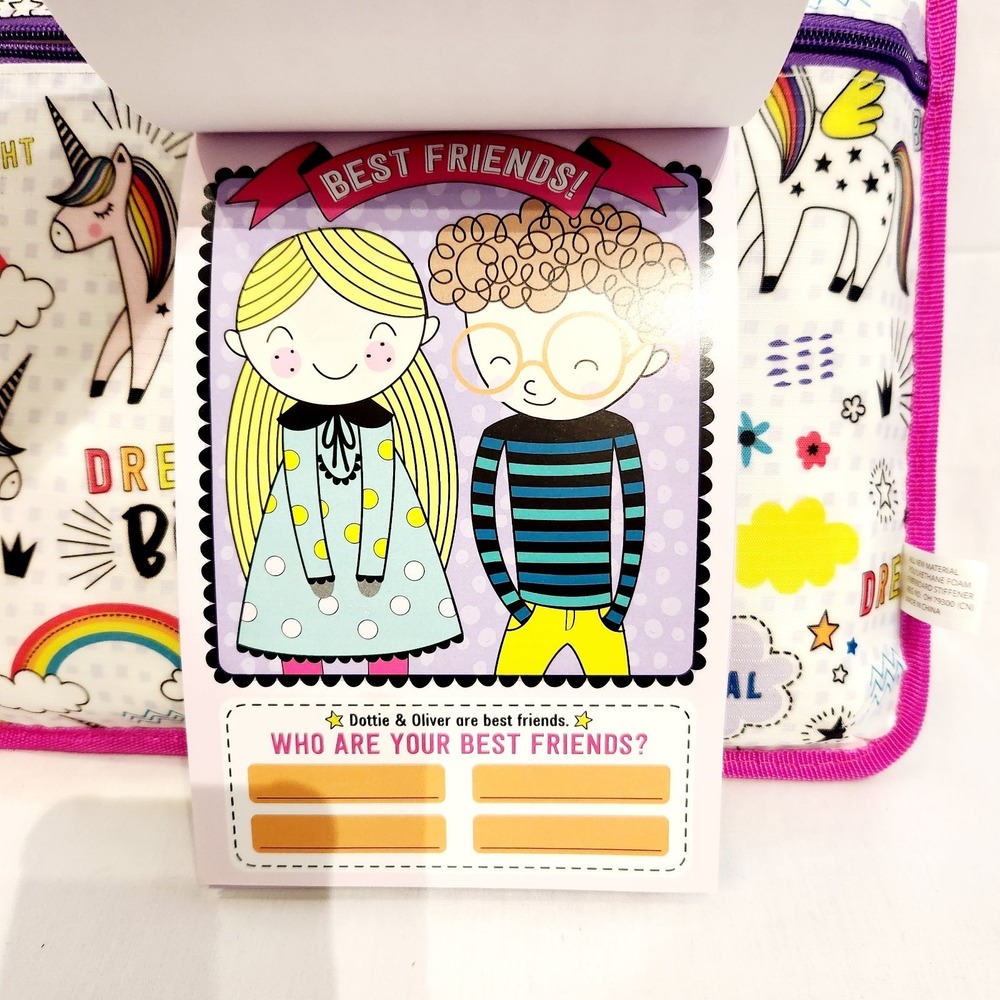 Bendon Pub Unicorn Lap Buddy with Stickers for Tablet Homework Eat Laptop - Picture 6 of 16